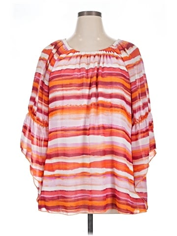 New Directions 3/4 Sleeve Blouse (view 1)