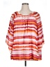 New Directions 100% Polyester Orange 3/4 Sleeve Blouse Size XL - photo 1