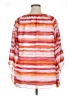 New Directions 100% Polyester Orange 3/4 Sleeve Blouse Size XL - photo 2