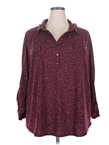 Faded Glory 3/4 Sleeve Blouse (view 1)