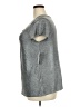 Liz Claiborne Metallic Silver Short Sleeve Top Size 2X - photo 5