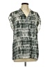 H By Halston 100% Polyester Gray Sleeveless Blouse Size L - photo 1