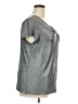 Liz Claiborne Metallic Silver Short Sleeve Top Size 2X - photo 4