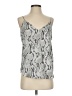 Express 100% Polyester Silver Tank Top Size S - photo 1