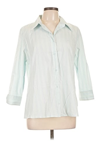 Dockers 3/4 Sleeve Button-Down Shirt (view 1)