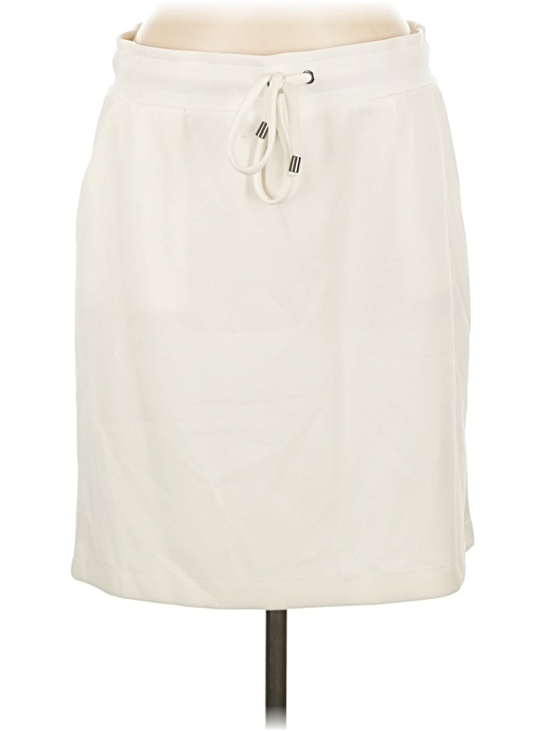 Pre-owned Cable & Gauge Casual Skirt In Ivory