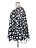 Avenue 100% Polyester Polka Dots Silver 3/4 Sleeve Blouse Size 30 - 32 Plus - photo 5
