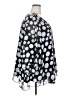 Avenue 100% Polyester Polka Dots Silver 3/4 Sleeve Blouse Size 30 - 32 Plus - photo 4