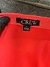 J.Crew 100% Polyester Solid Orange Casual Skirt Size L - photo 4