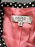 Kasper Polka Dots Black Coat Size 2 - photo 6