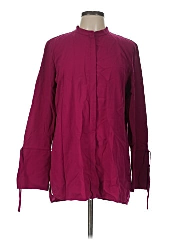 Lafayette 148 New York Long Sleeve Button-Down Shirt (view 1)