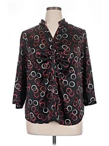 JM Collection 3/4 Sleeve Blouse (view 1)