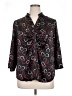 JM Collection Paisley Black 3/4 Sleeve Blouse Size 16 - photo 1