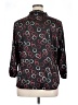 JM Collection Paisley Black 3/4 Sleeve Blouse Size 16 - photo 2