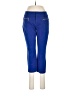 INC International Concepts Color Block Blue Active Pants Size 8 Petite - photo 1