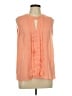 Alya 100% Polyester Orange Sleeveless Blouse Size L - photo 1