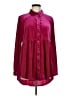 Umgee Pink Burgundy Long Sleeve Blouse Size M - photo 1