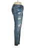 Maurices Hearts Blue Jeans Size L - photo 4