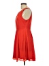 Express 100% Polyester Solid Orange Cocktail Dress Size 10 - photo 5