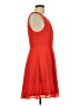 Express 100% Polyester Solid Orange Cocktail Dress Size 10 - photo 4