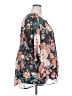 Roaman's 100% Polyester Floral Teal 3/4 Sleeve Blouse Size 24W - photo 4