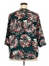 Fun2Fun Floral Teal 3/4 Sleeve Blouse Size XXL - photo 2