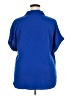 Timeson 100% Polyester Blue Short Sleeve Blouse Size XXL - photo 2