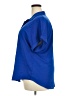 Timeson 100% Polyester Blue Short Sleeve Blouse Size XXL - photo 5