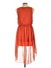 Soprano 100% Polyester Paisley Orange Casual Dress Size L - photo 2