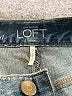 Ann Taylor LOFT 100% Cotton Hearts Blue Jeans Size 6 - photo 7