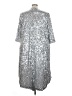 Torrid 100% Polyester Silver Kimono Size 3X Plus (3) - photo 2