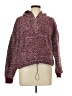 Love Tree 100% Polyester Tweed Burgundy Pullover Sweater Size L - photo 1
