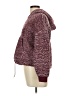 Love Tree 100% Polyester Tweed Burgundy Pullover Sweater Size L - photo 5