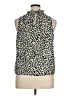 Who What Wear 100% Polyester Animal Print Black Sleeveless Blouse Size XL - photo 2