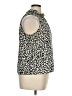 Who What Wear 100% Polyester Animal Print Black Sleeveless Blouse Size XL - photo 4