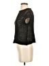 J.Crew Tweed Black Short Sleeve Turtleneck Size S - photo 5