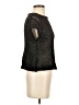 J.Crew Tweed Black Short Sleeve Turtleneck Size S - photo 4