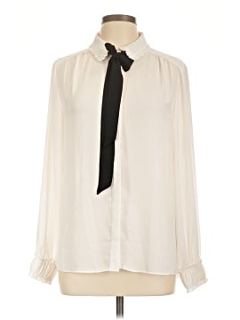 Dennis By Dennis Basso Long Sleeve Blouse