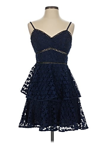 Aqua Cocktail Dress (view 1)