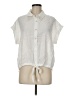 Tresics Ivory Short Sleeve Blouse Size M - photo 1