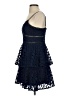 Aqua 100% Polyester Blue Cocktail Dress Size S - photo 5