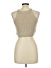Hunter & Brown Tan Sleeveless Blouse Size L - photo 2
