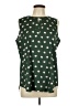 Ann Taylor 100% Polyester Green Sleeveless Blouse Size L - photo 1