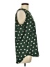 Ann Taylor 100% Polyester Green Sleeveless Blouse Size L - photo 4