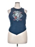Forever 21 Plus 100% Cotton Blue Tank Top Size 4X Plus - photo 1