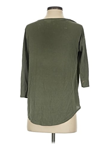 Green Envelope 3/4 Sleeve Top (view 2)