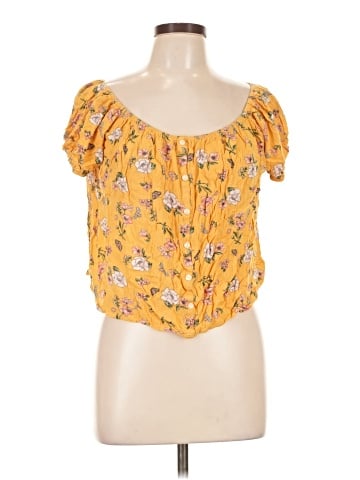 Hollister Short Sleeve Blouse (view 1)