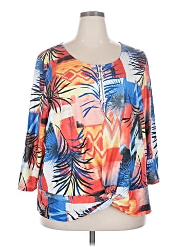 Onque Casuals 3/4 Sleeve Blouse (view 1)