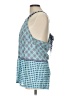 Tommy Bahama 100% Rayon Blue Sleeveless Blouse Size L - photo 5