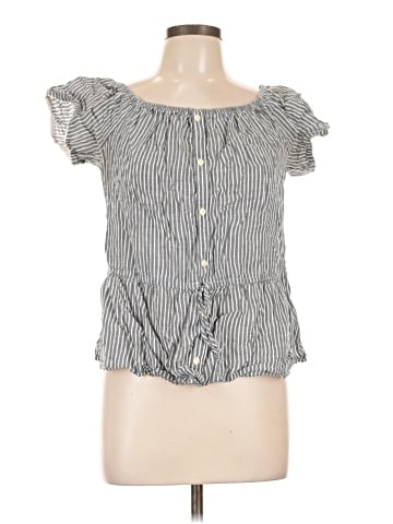 Abercrombie & Fitch Short Sleeve Blouse (view 1)